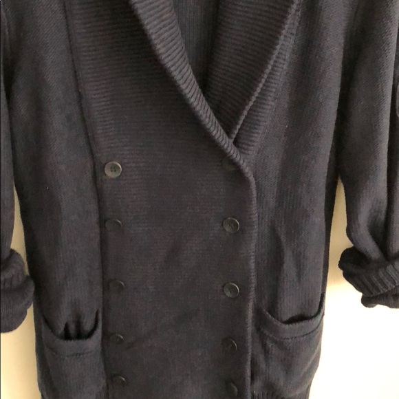 JCrew Knit Navy Cardigan.. - Picture 2 of 5